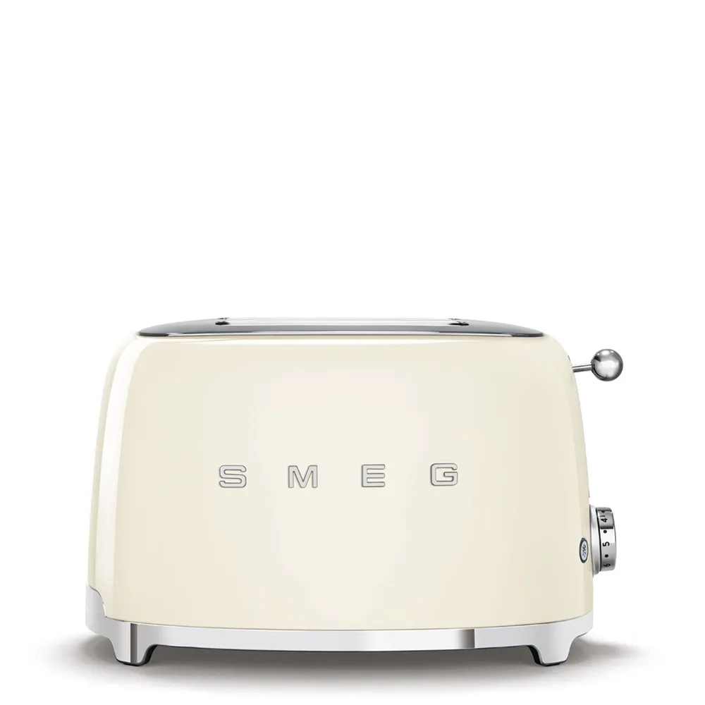 SMEG 2-Slice Toaster - Cream Glossy