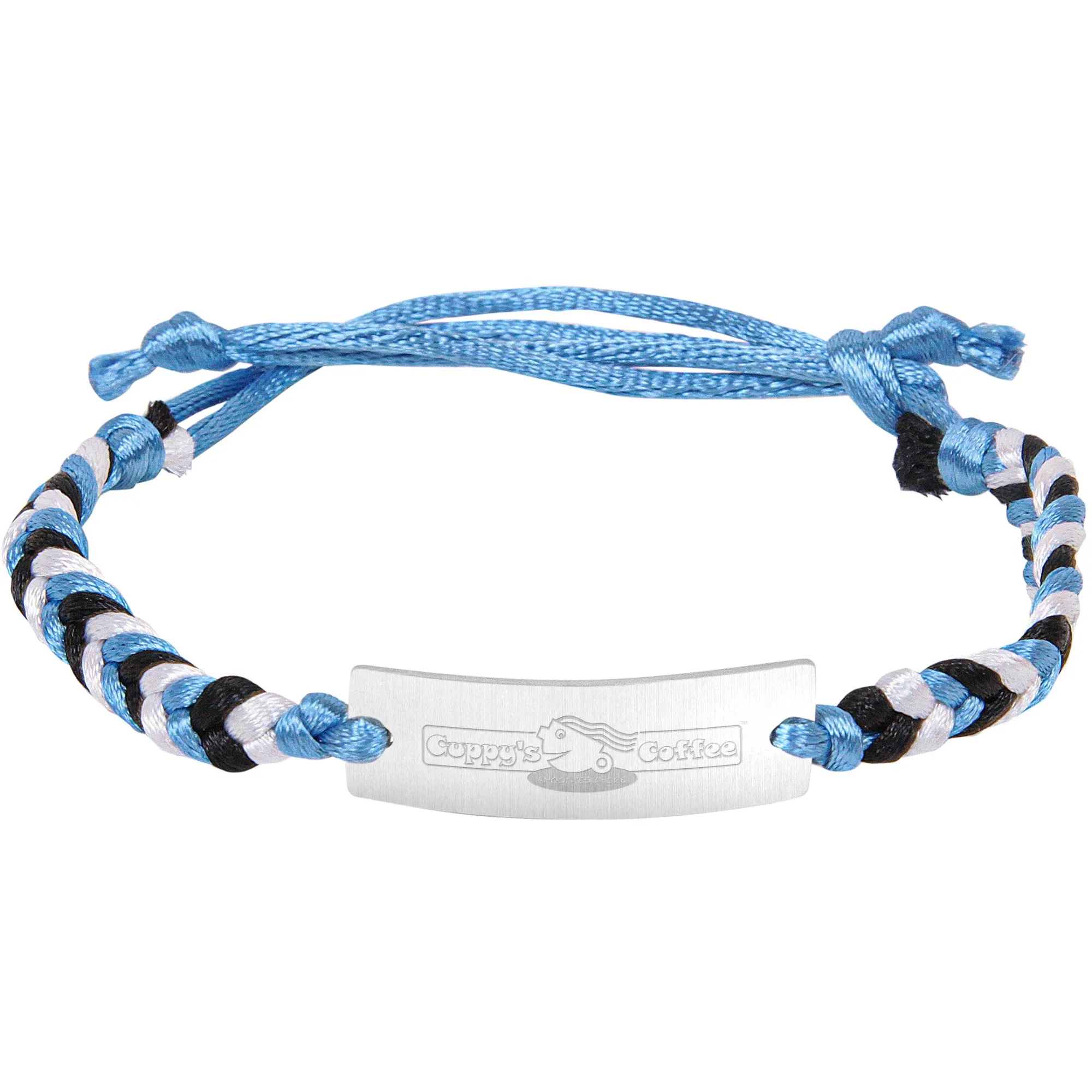 Silver/Black/White/Blue