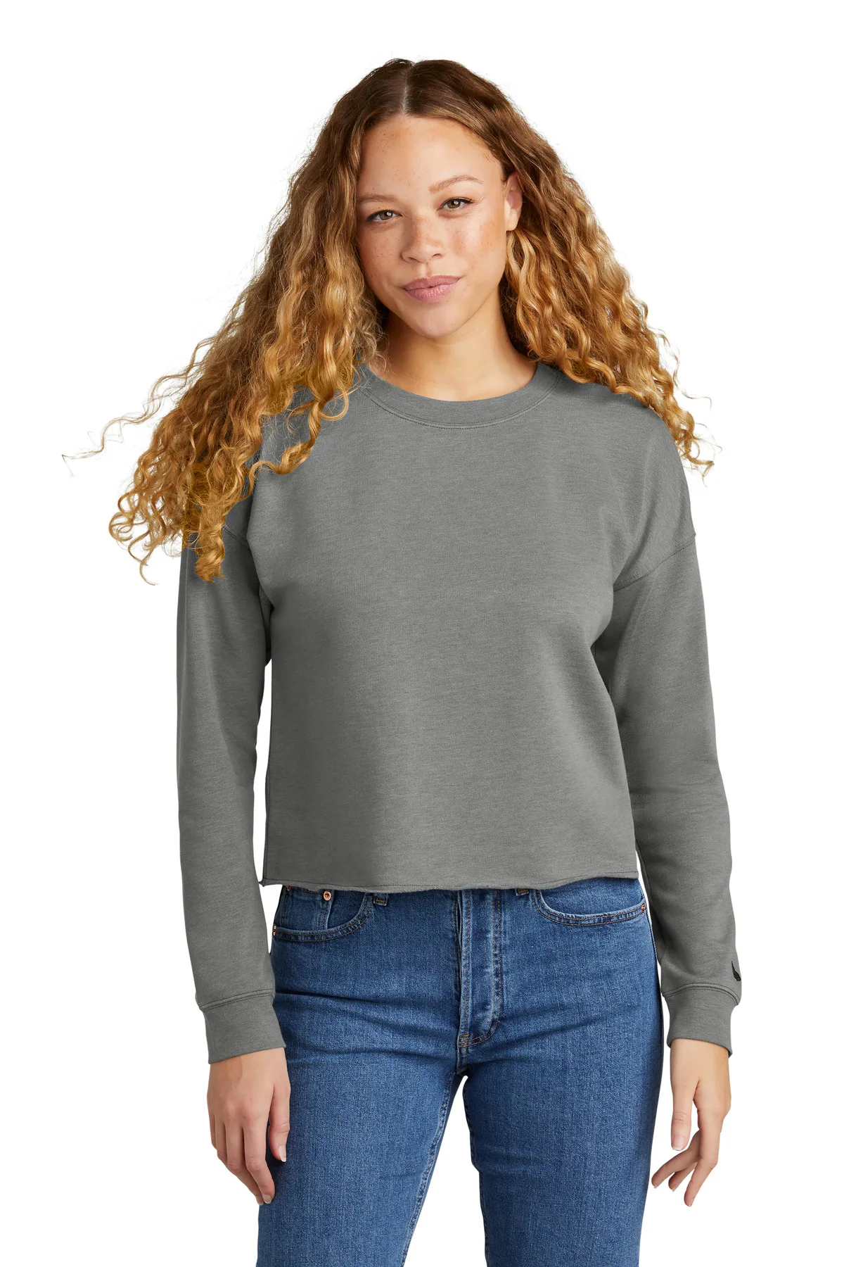 New Era® Women's Tri-Blend Fleece Crop Crew