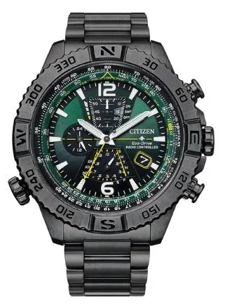 Citizen® Men's Promaster Navihawk Eco-Drive® Gray Stainless Steel Bracelet Watch
