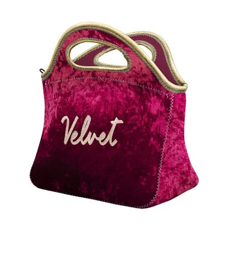 Klutch Velvet Neoprene Lunch Bag view 2