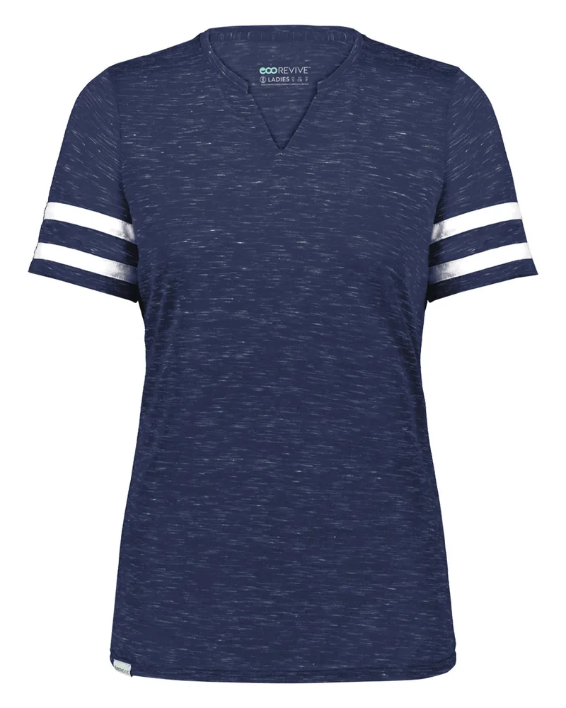Navy Heathr/ Wht
