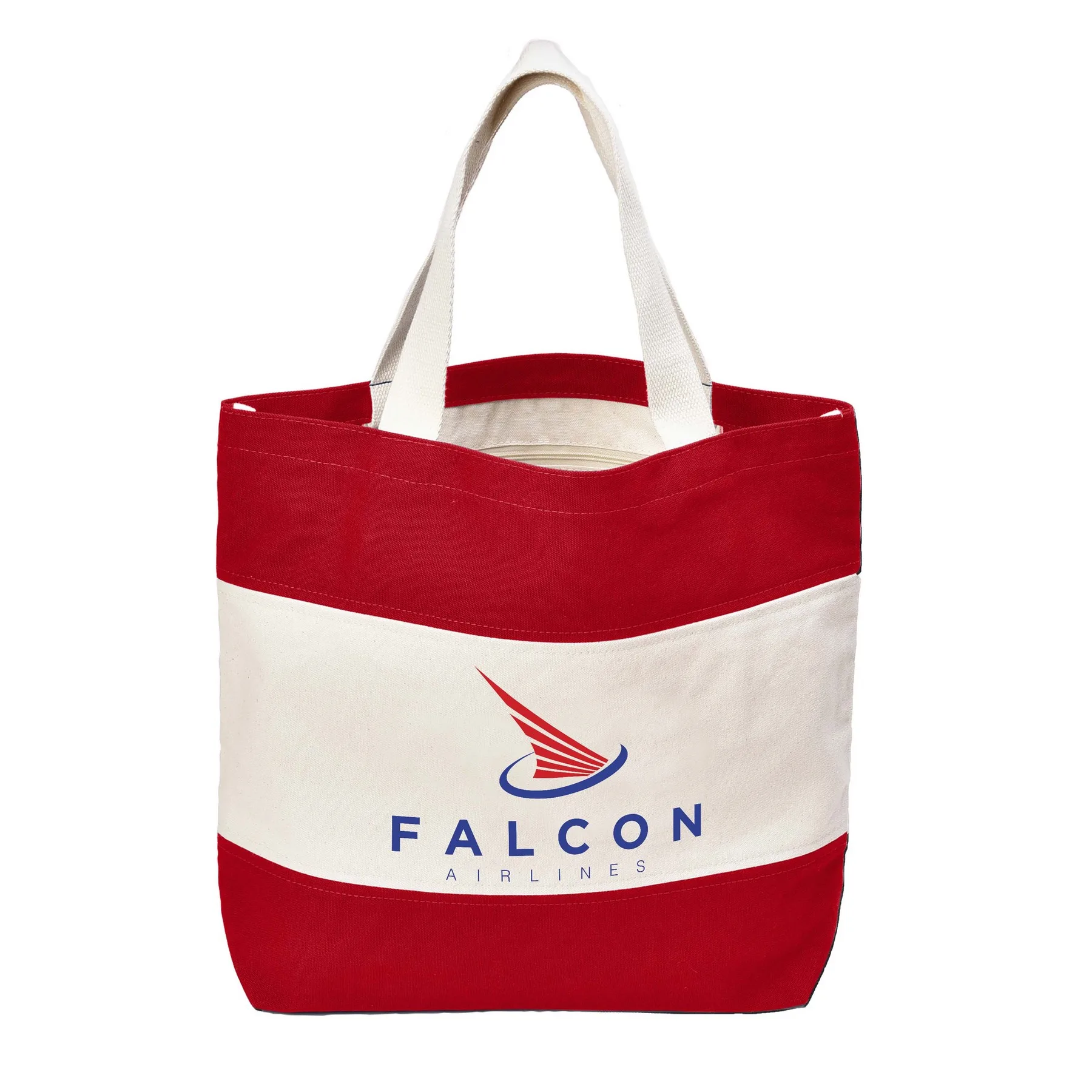 Striped Canvas Tote view 7