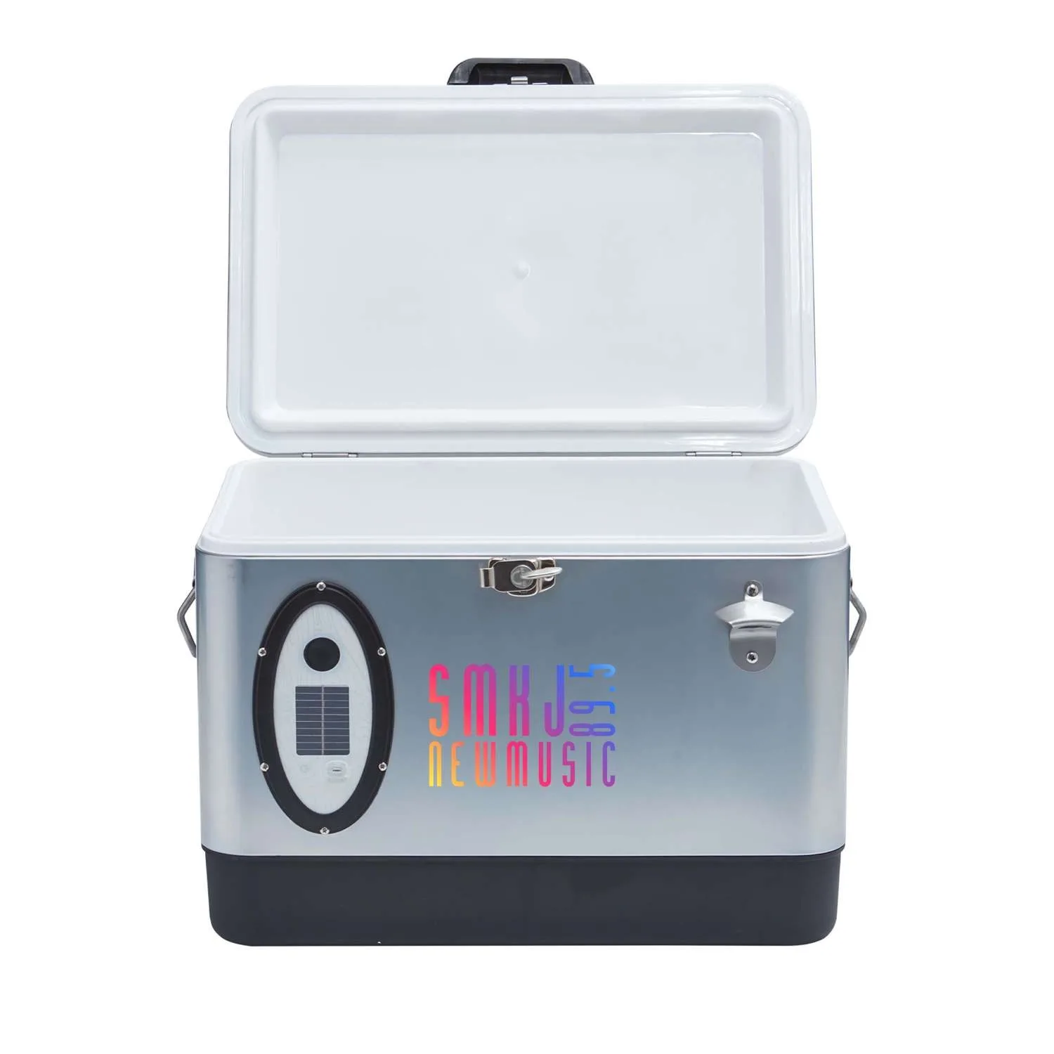 Sasquatch 54QT Bluetooth Music Cooler, Front Imprint view 5