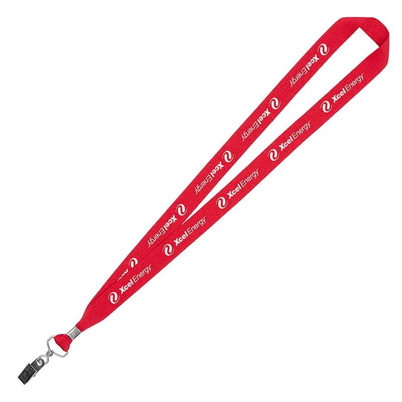 3/4" Eco Friendly rPET Lanyard w/ Bulldog Clip view 7