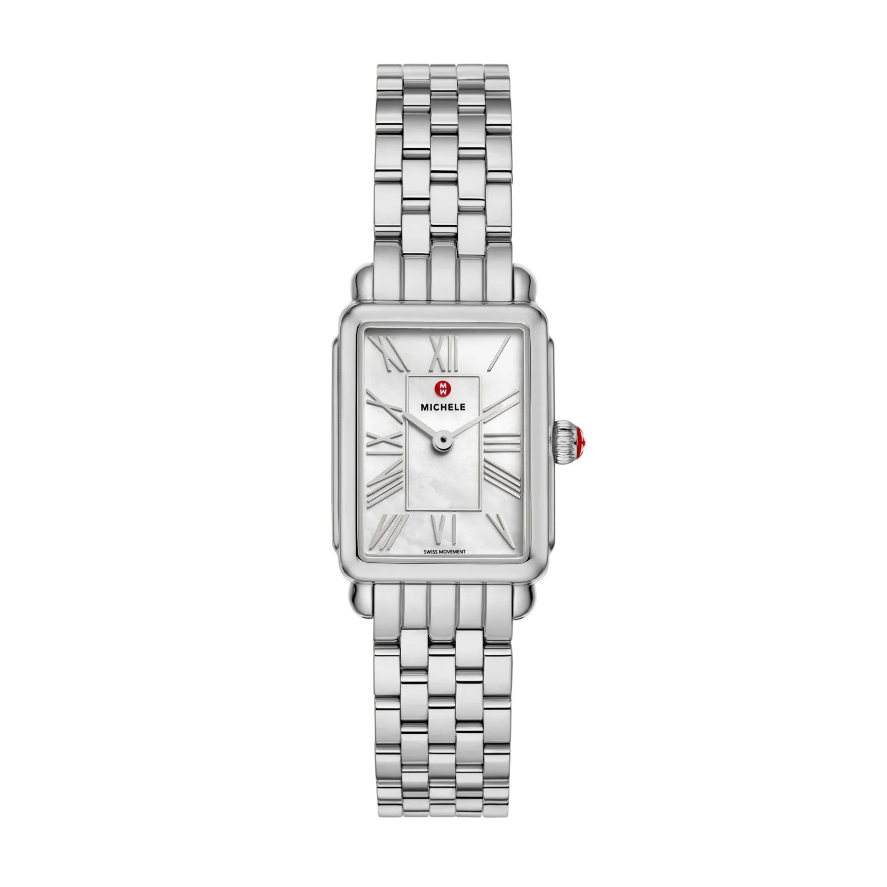 Michele Deco Park Stainless Steel Watch