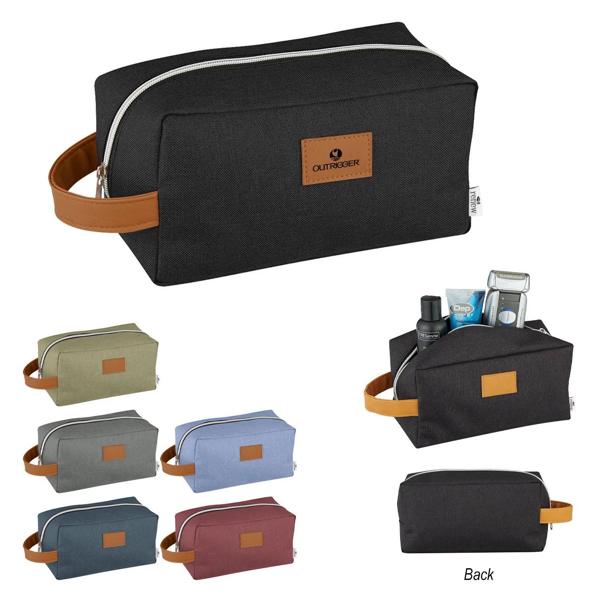 Heathered Recycled Toiletry Bag