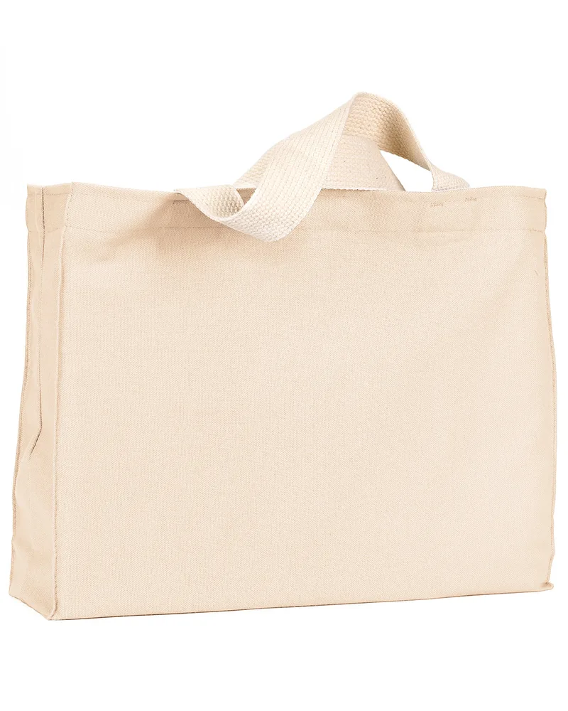 Bayside USA Made Cotton Canvas Medium Gusset Tote Bag view 5