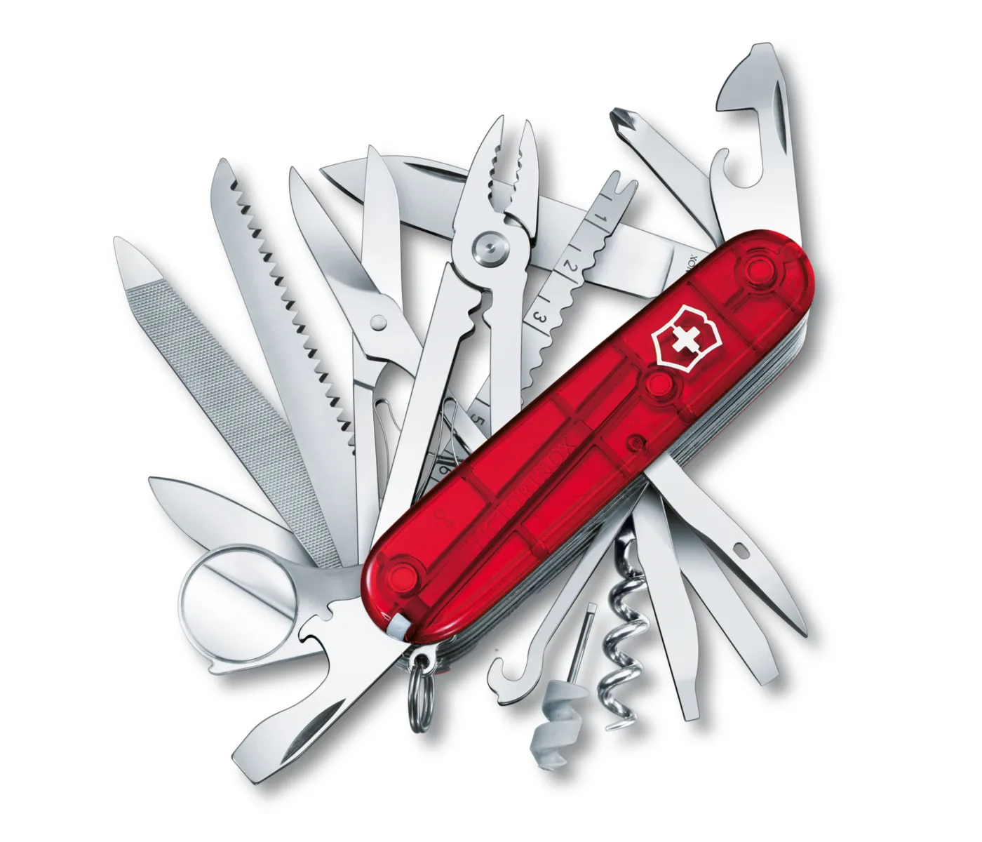 Victorinox Swiss Army Corporate Gifts Knife Swiss Champ- Translucent Ruby