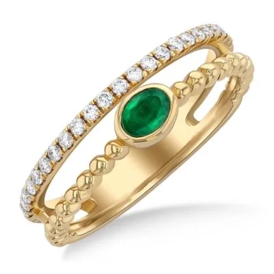 Jilco Inc Emerald Ring - Size 6
