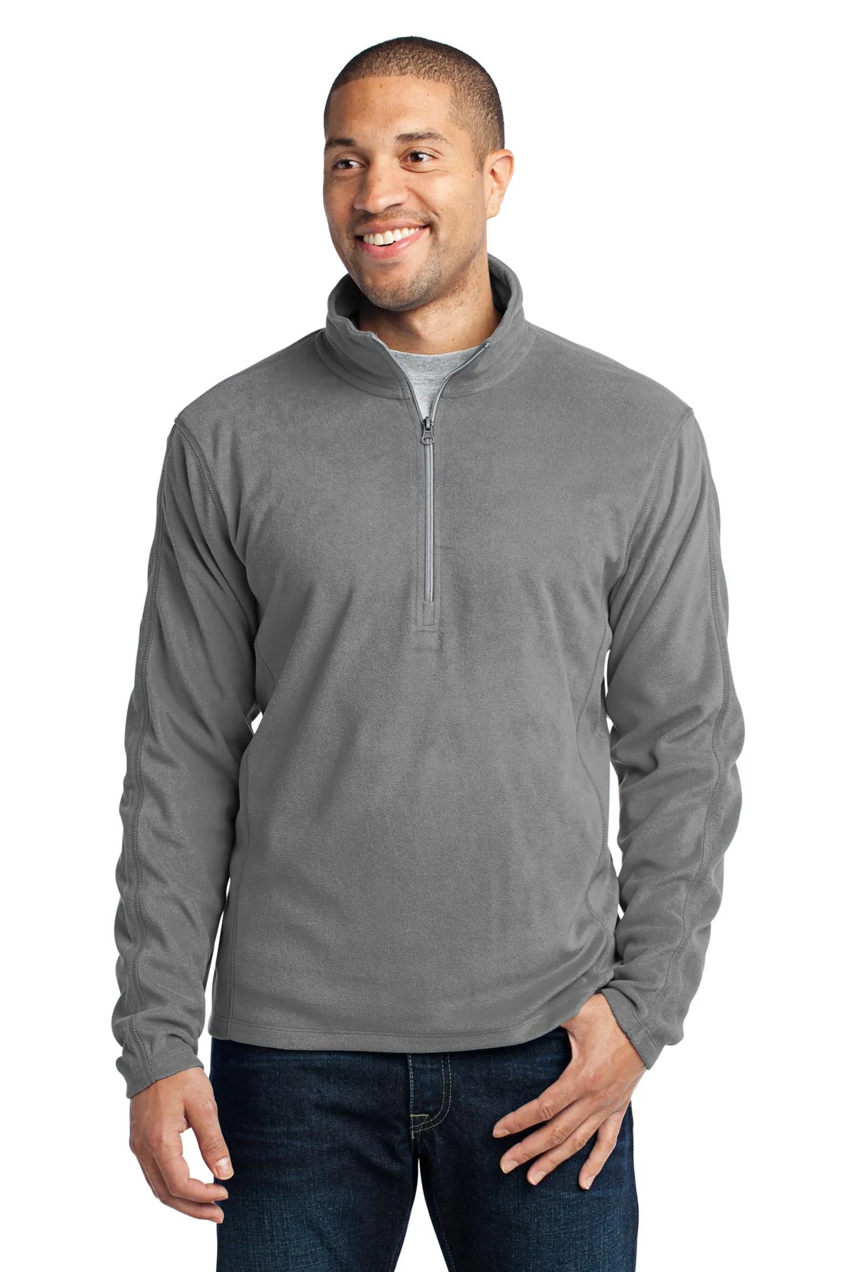 Port Authority® Microfleece 1/2-Zip Pullover. view 2