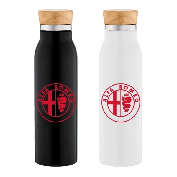 Treez Stainless Steel Tumbler with Wood Lid - 20 oz. view 2