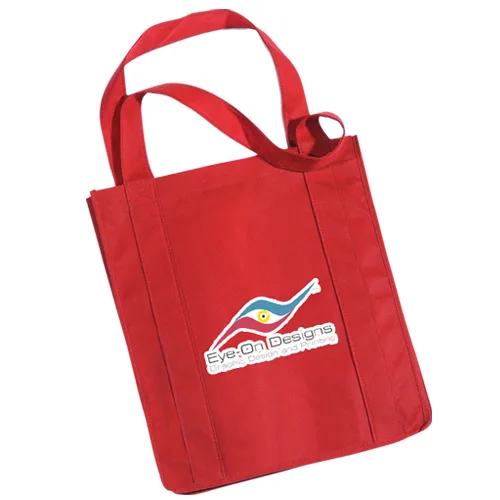 Non-Woven Tote Bag w/Reinforced Handles (Full Color)