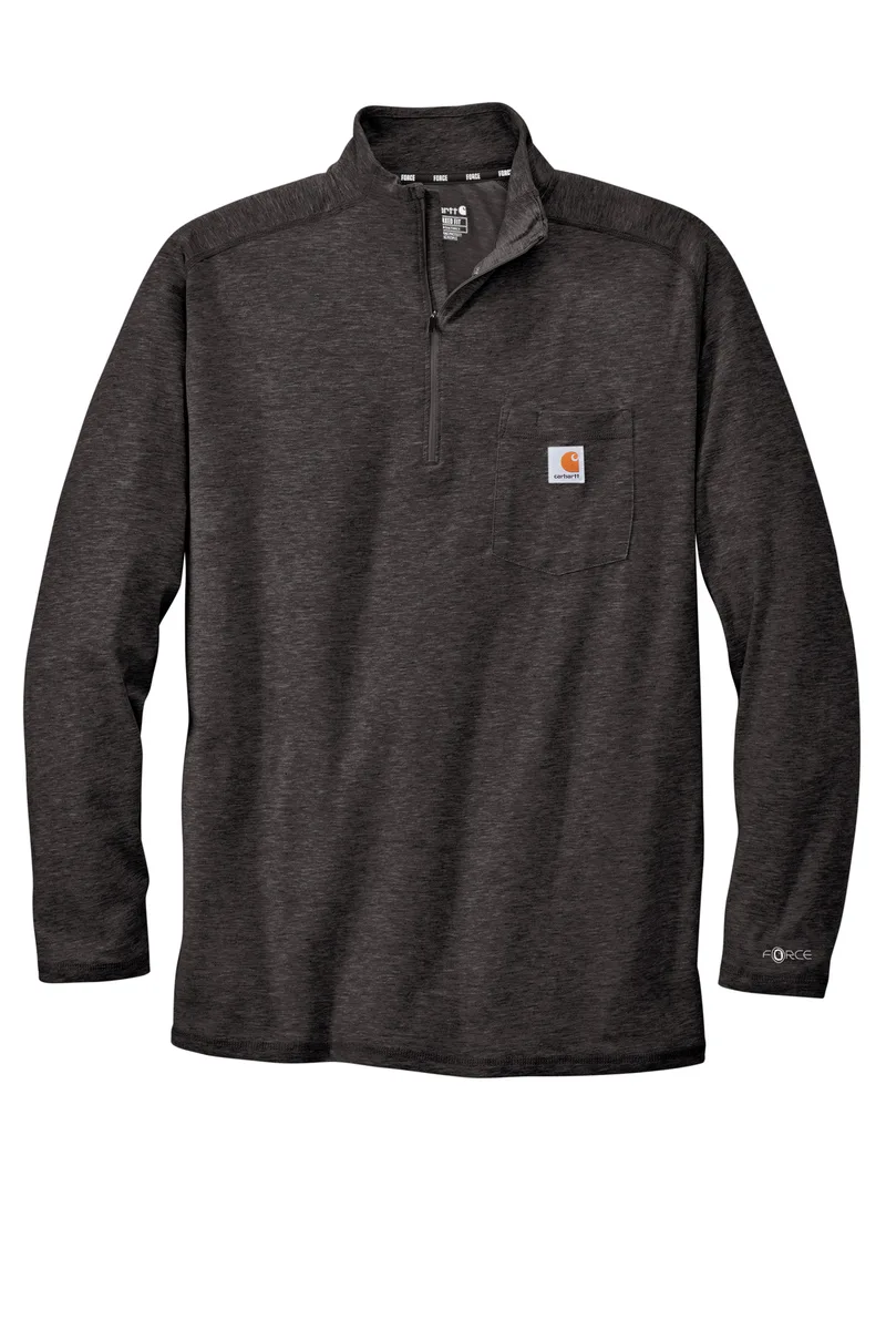 Carhartt Force® 1/4-Zip Long Sleeve T-Shirt view 2