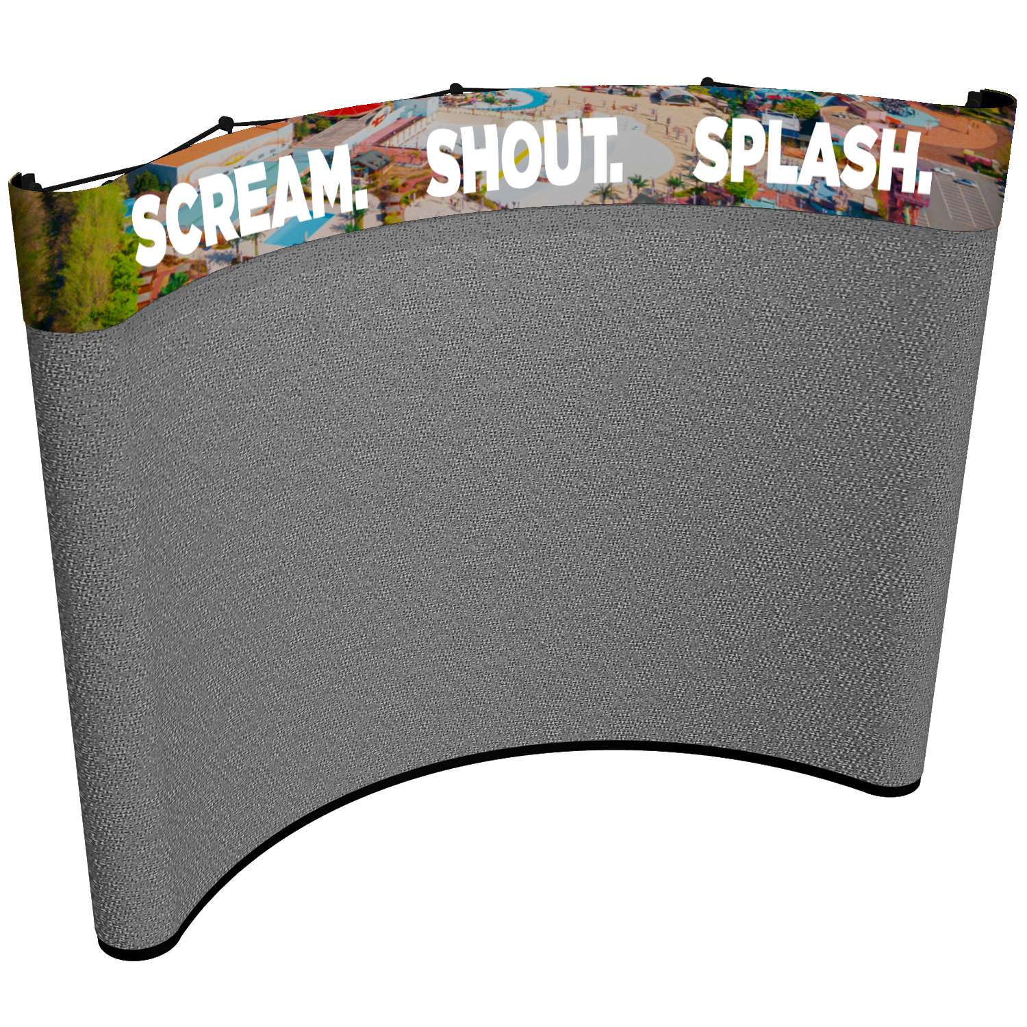 8' Curved Show 'N Rise Header Panel