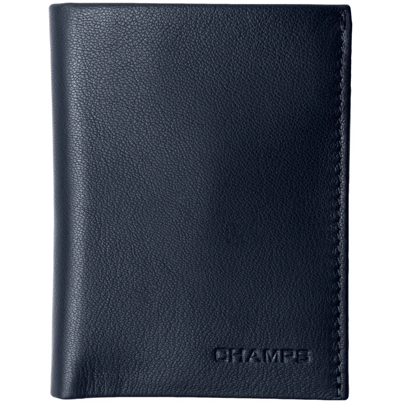 Champs Luggage Navy Slim Sleeve Cardholder Wallet Size 3.5"X4.25"X0.5"