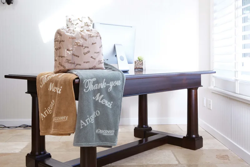 Small Thank You Organza Bag