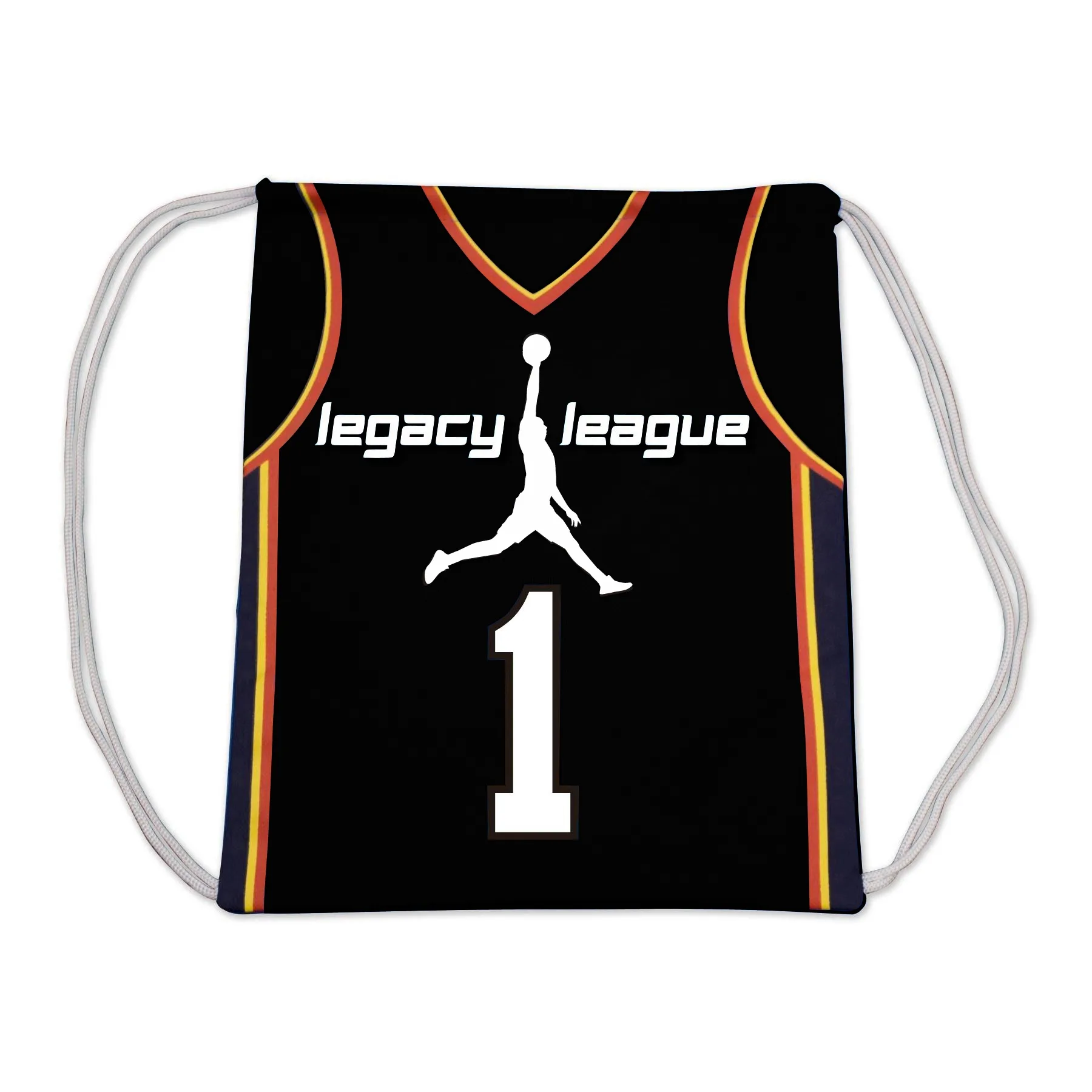 Mesh-Normal Shape Drawstring Backpack view 7