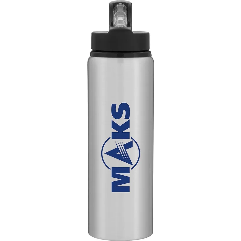 26 oz h2go Virtue Water Bottle (Silver)