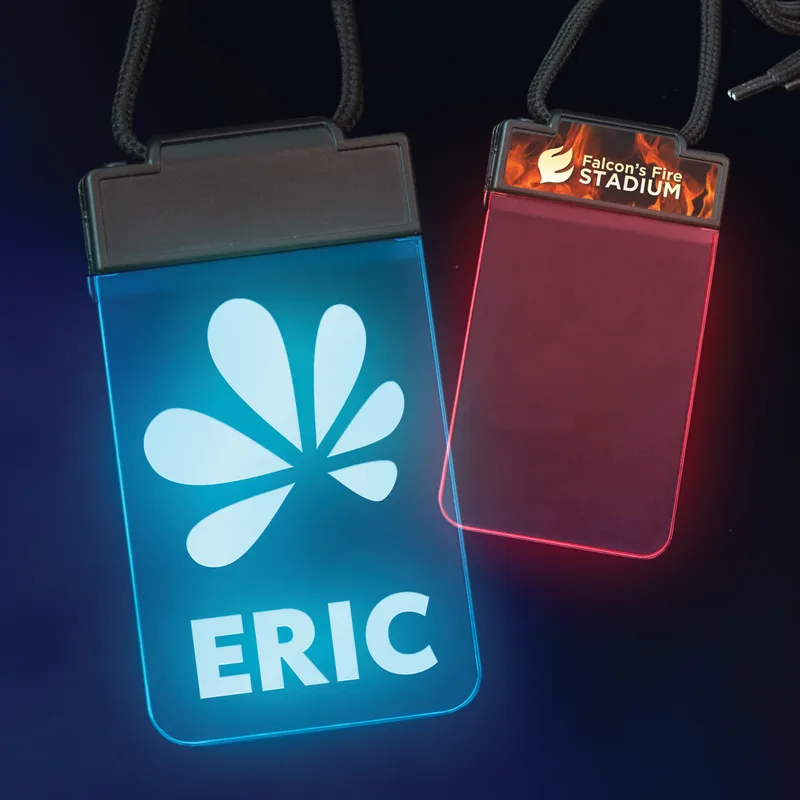 Deluxe Lighted Badge™ - 1 Imprint Location