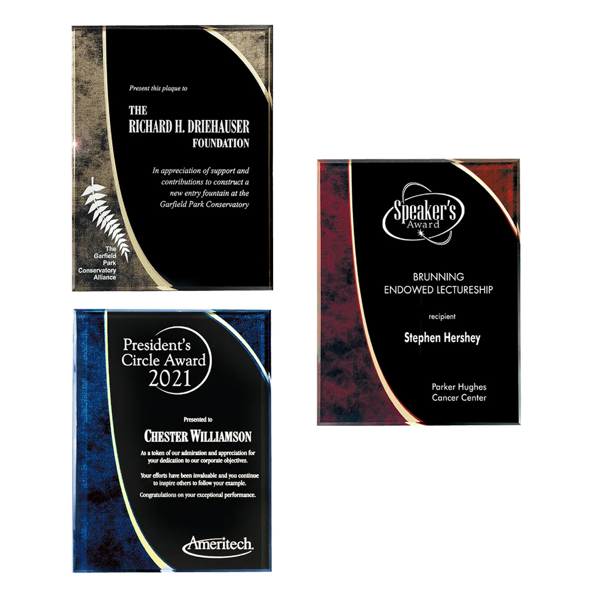 Medium Halley Plaque view 2