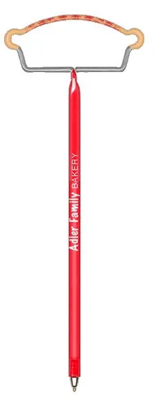 Pie Multi-Color Inkbend Standard, Bent Pen