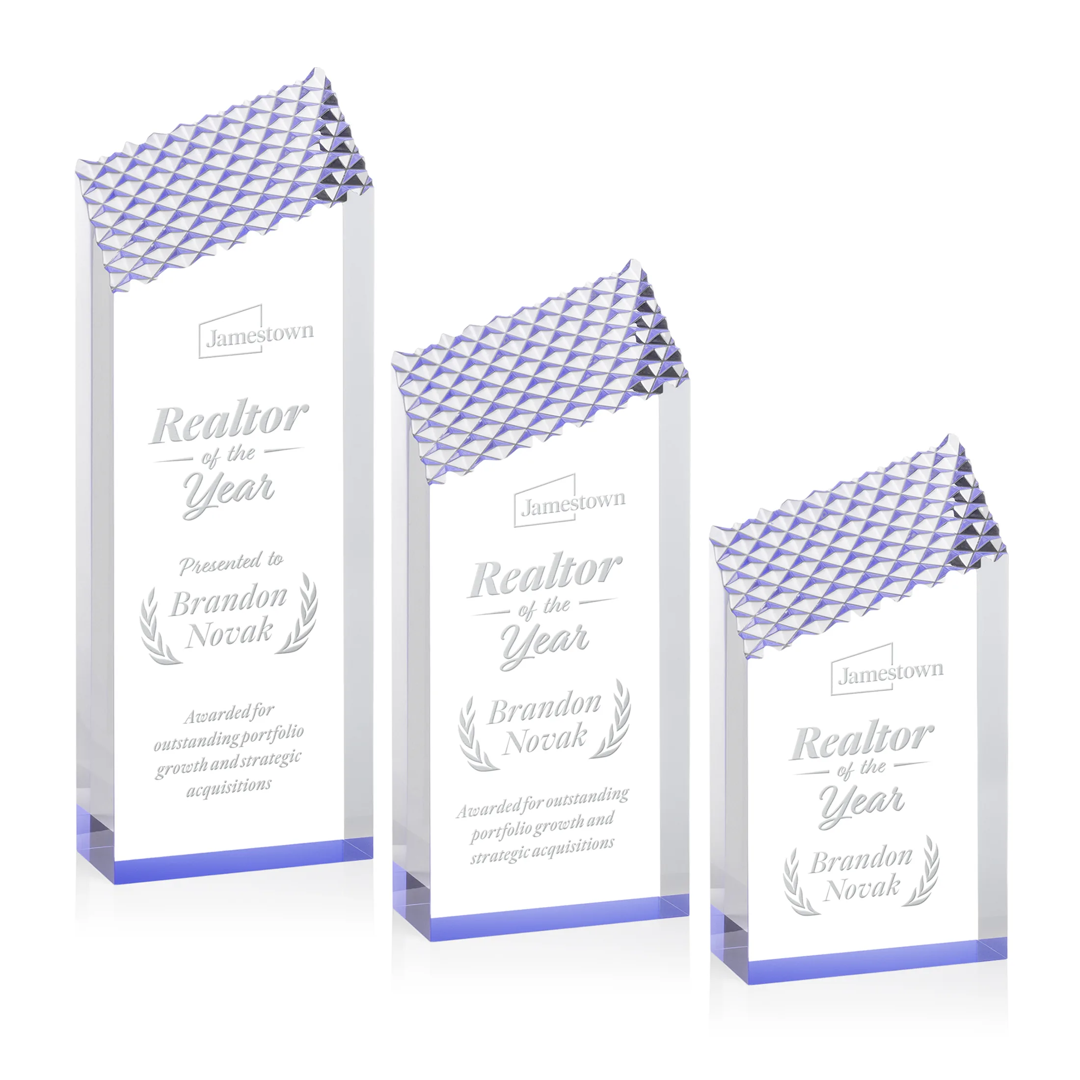 Laser Engraving, Blue