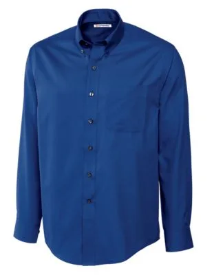 Cutter & Buck Epic Easy Care Fine Twill Mens Big and Tall Dress Shirt view 4