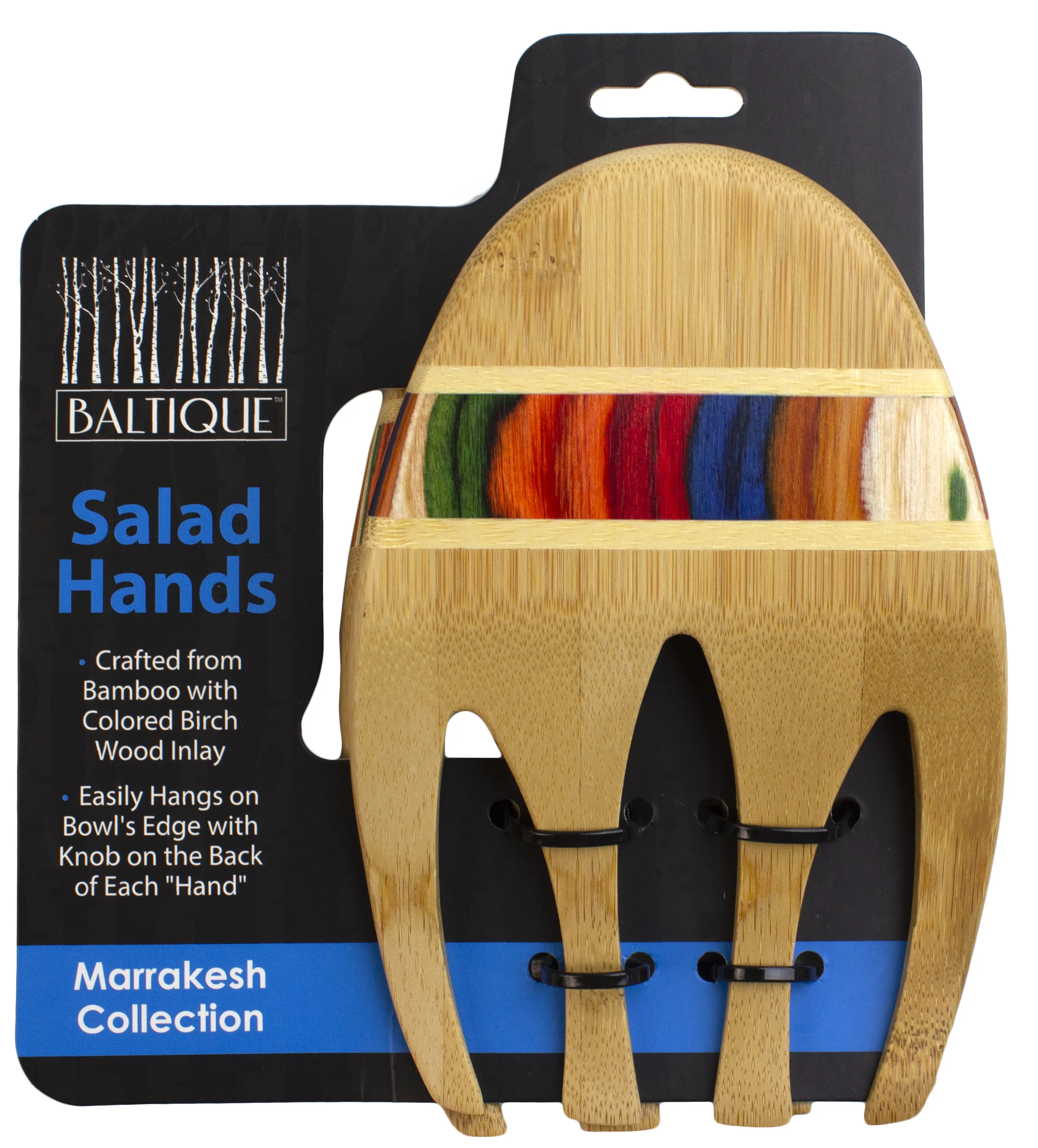 Baltique® Marrakesh Birch & Bamboo Salad Hands view 2