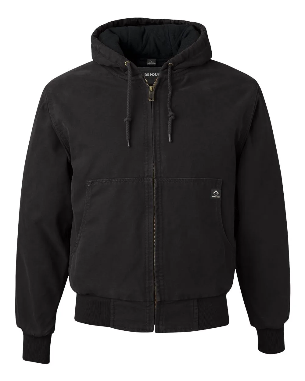 Dri Duck® Cheyenne Hooded Boulder Cloth™ Hooded Jacket w/Tricot Quilt Lining view 2