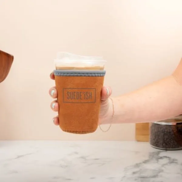 Medium Suede'ish Neoprene Coffee Sleeve