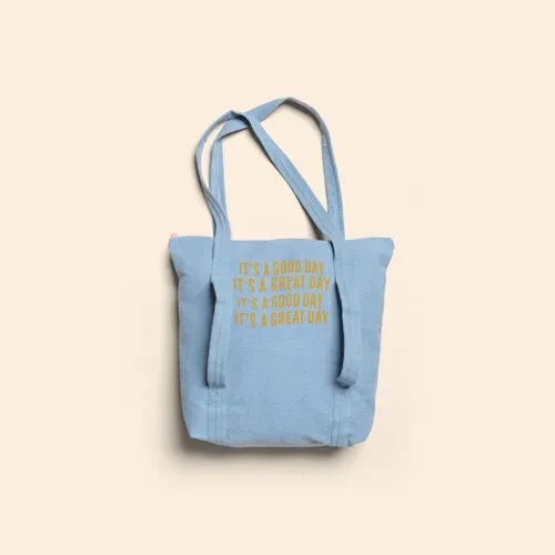 Twinkles Yoga Tote - Denim view 6