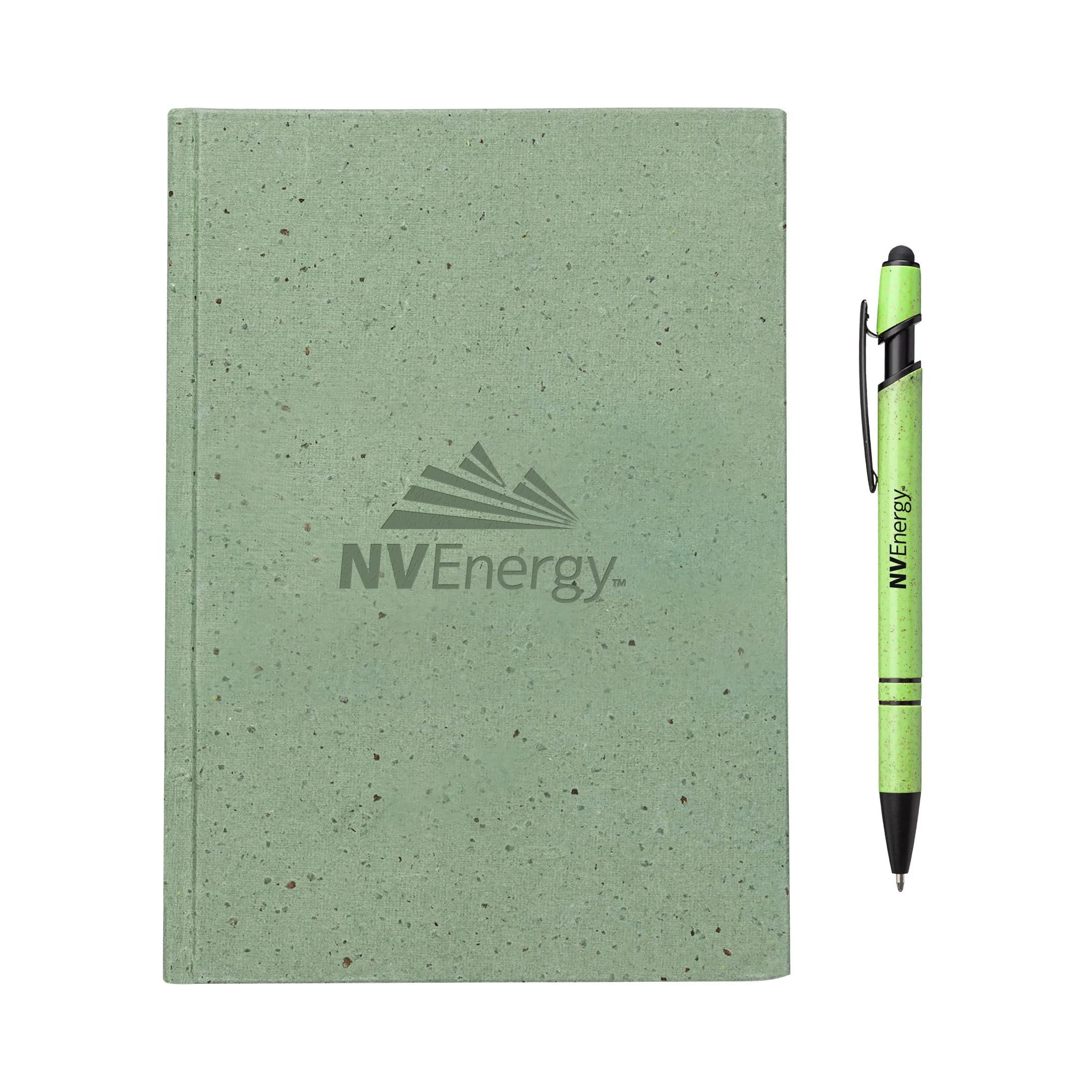 Journal & Austen Pen, Green/Lime Green