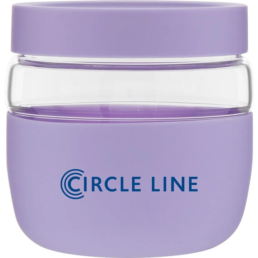22 oz h2go Graze Glass Container (Lavender)