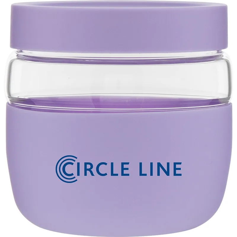 22 oz h2go Graze Glass Container (Lavender)