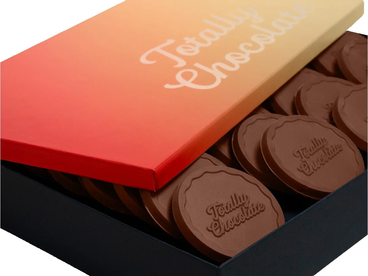 Ultimate 24-Piece Chocolate Shortbread Cookie Gift Set with Classic Custom Packaging