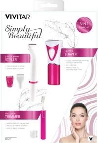 Vivitar® 3-In-1 Ladies Beauty Combo Kit