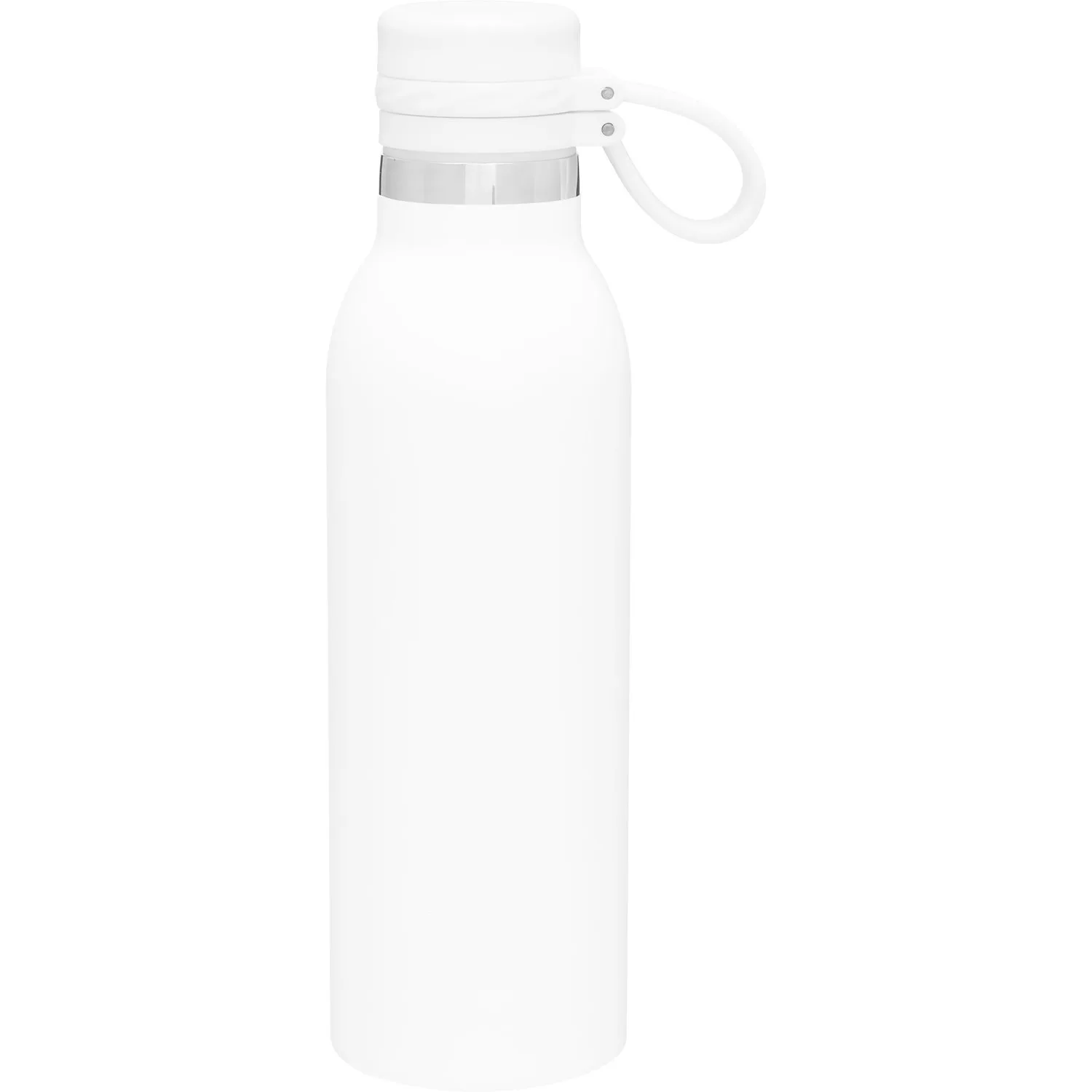 20 oz h2go Relay Water Bottle (Matte White) view 2