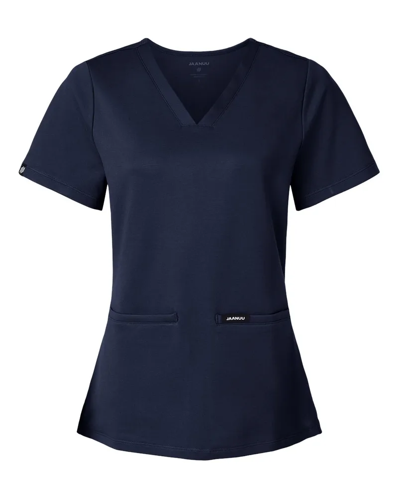 Jaanuu® Women's Cesi Ultrasoft Scrub V-Neck Top view 7