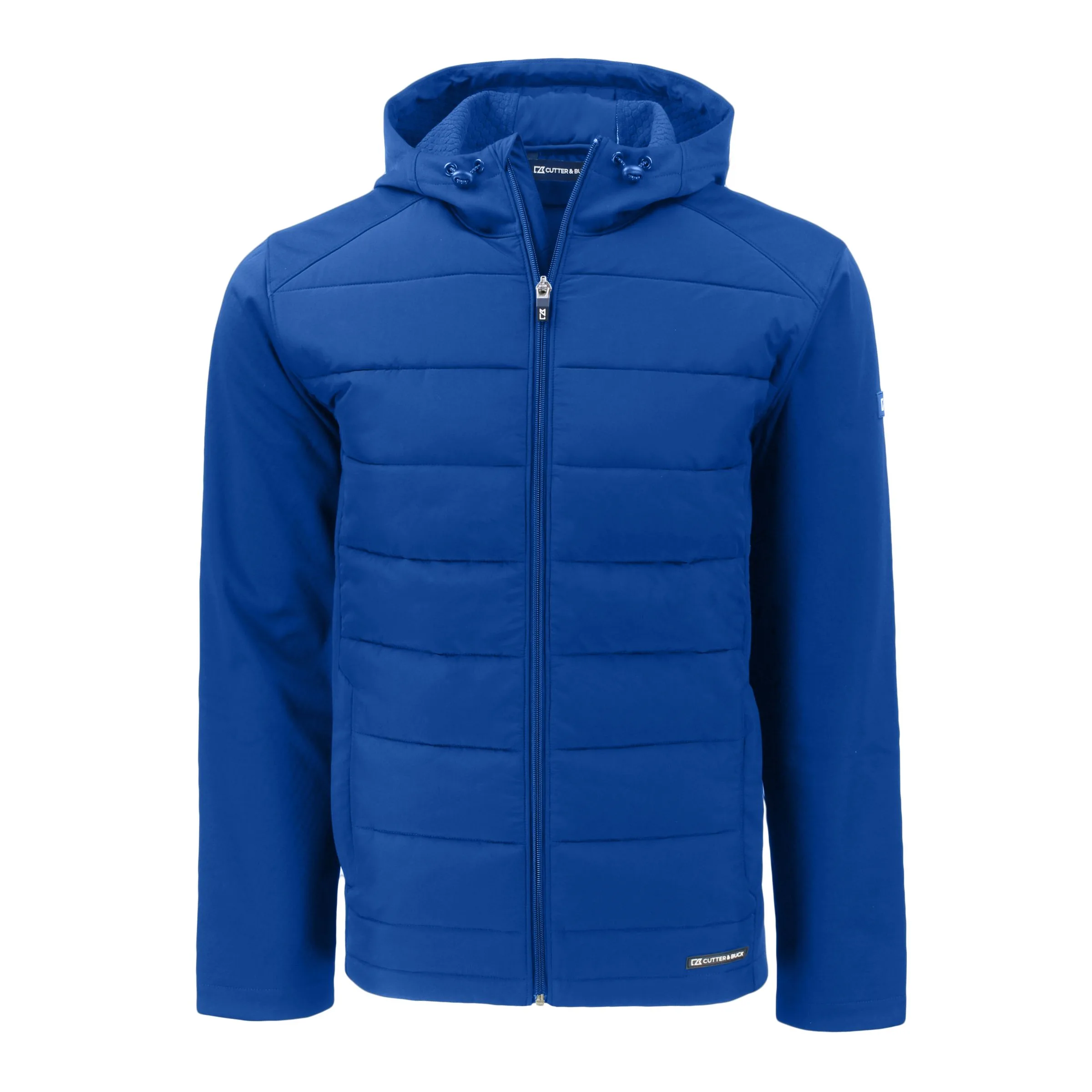Cutter & Buck Evoke Hybrid Eco Softshell Recycled Full Zip Mens Hooded Jacket view 5