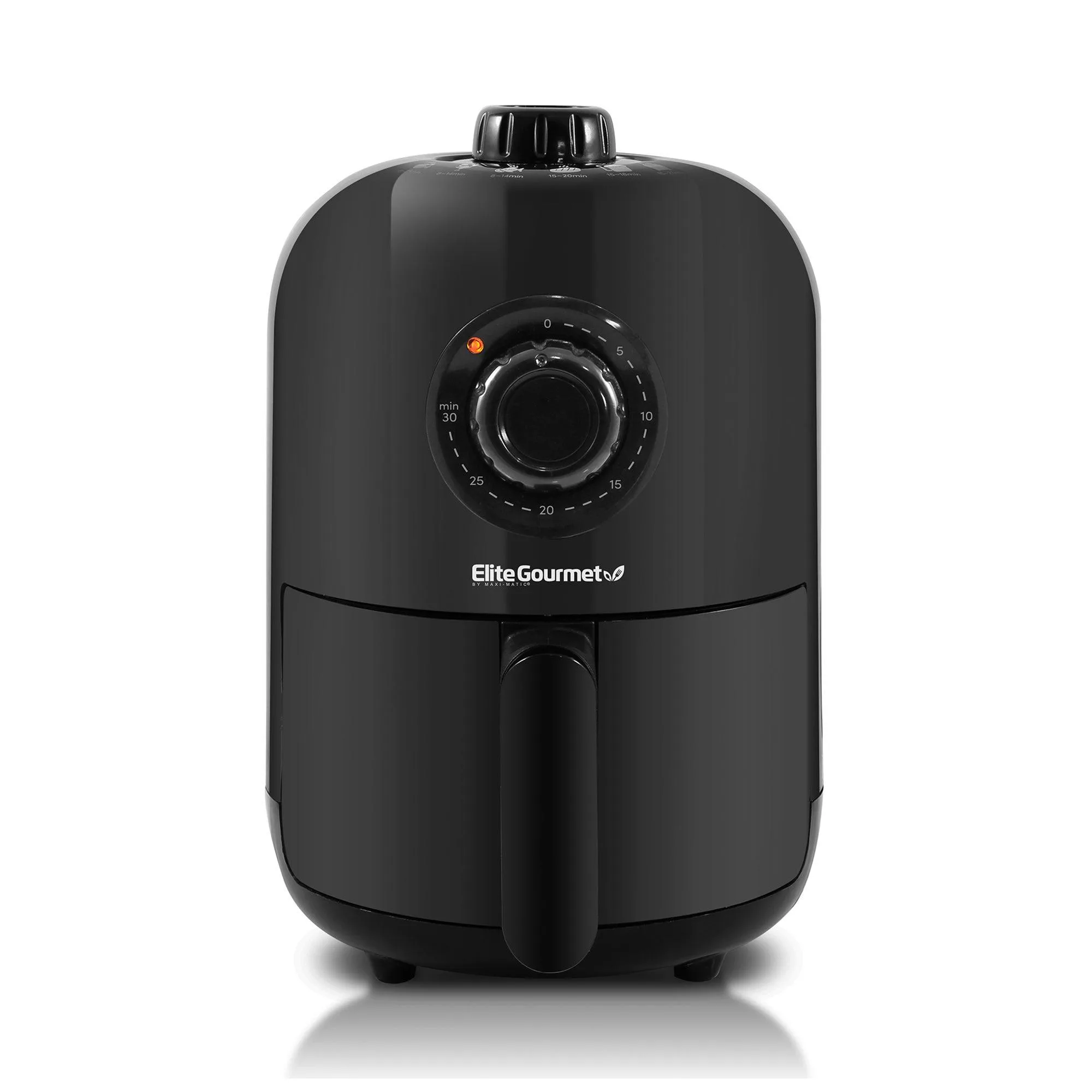 Elite 1.1 Qt. Personal Black Air Fryer w/30-Minute Timer