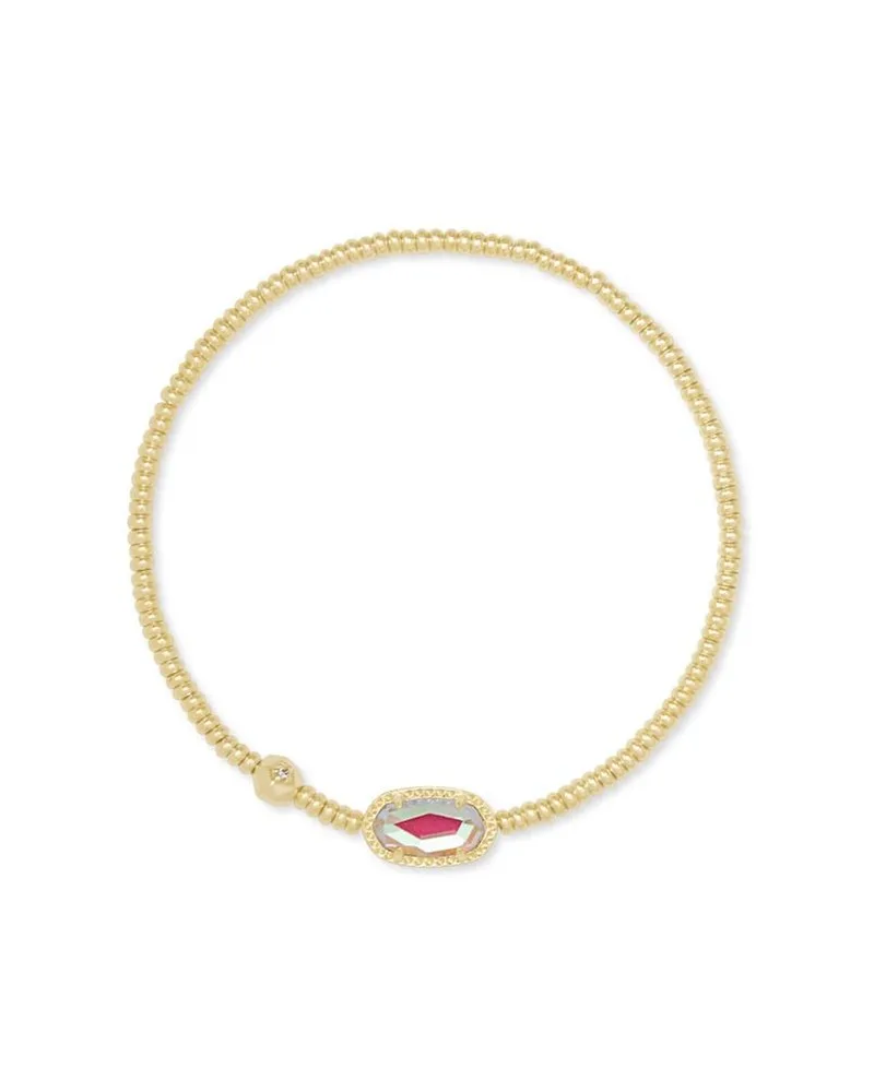 Kendra Scott Grayson Gold Stretch Bracelet in Dichroic Glass
