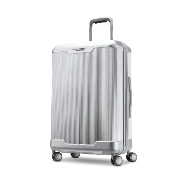 Samsonite® Silhouette 17 Hs 25" Medium Exp Spinner Luggage - Aluminum Silver