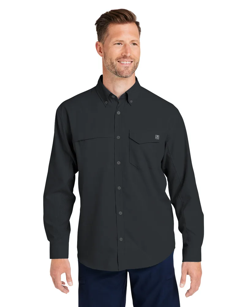 HUK® Men's Tide Point Pocket Long Sleeve Fishing Shirt