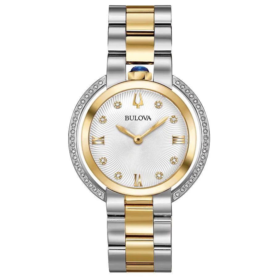 Bulova Watches Ladies' Rubaiyat Bracelet Watch w/Diamond Case