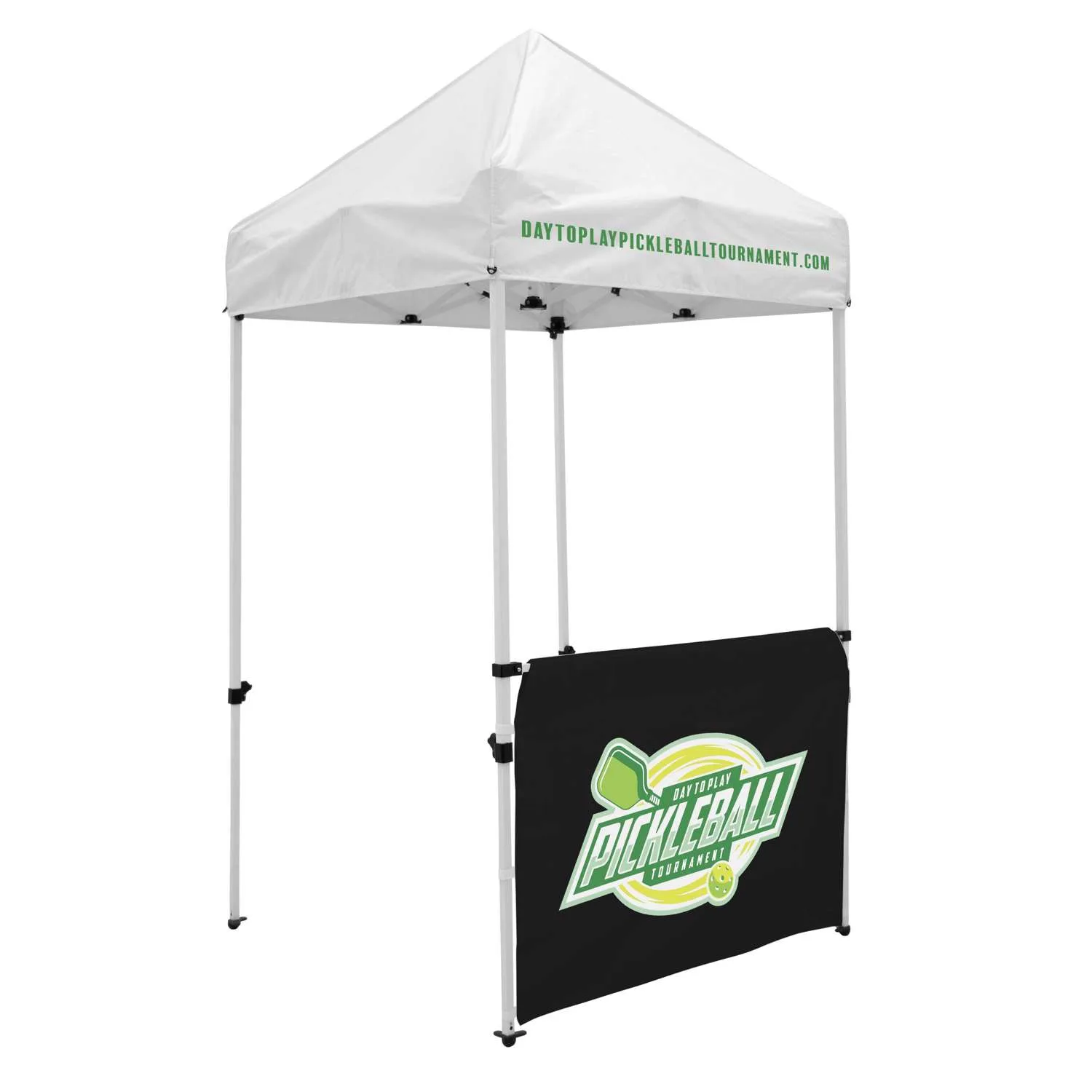 5' Economy Tent Half Wall Kit (Full-Color Imprint) view 4