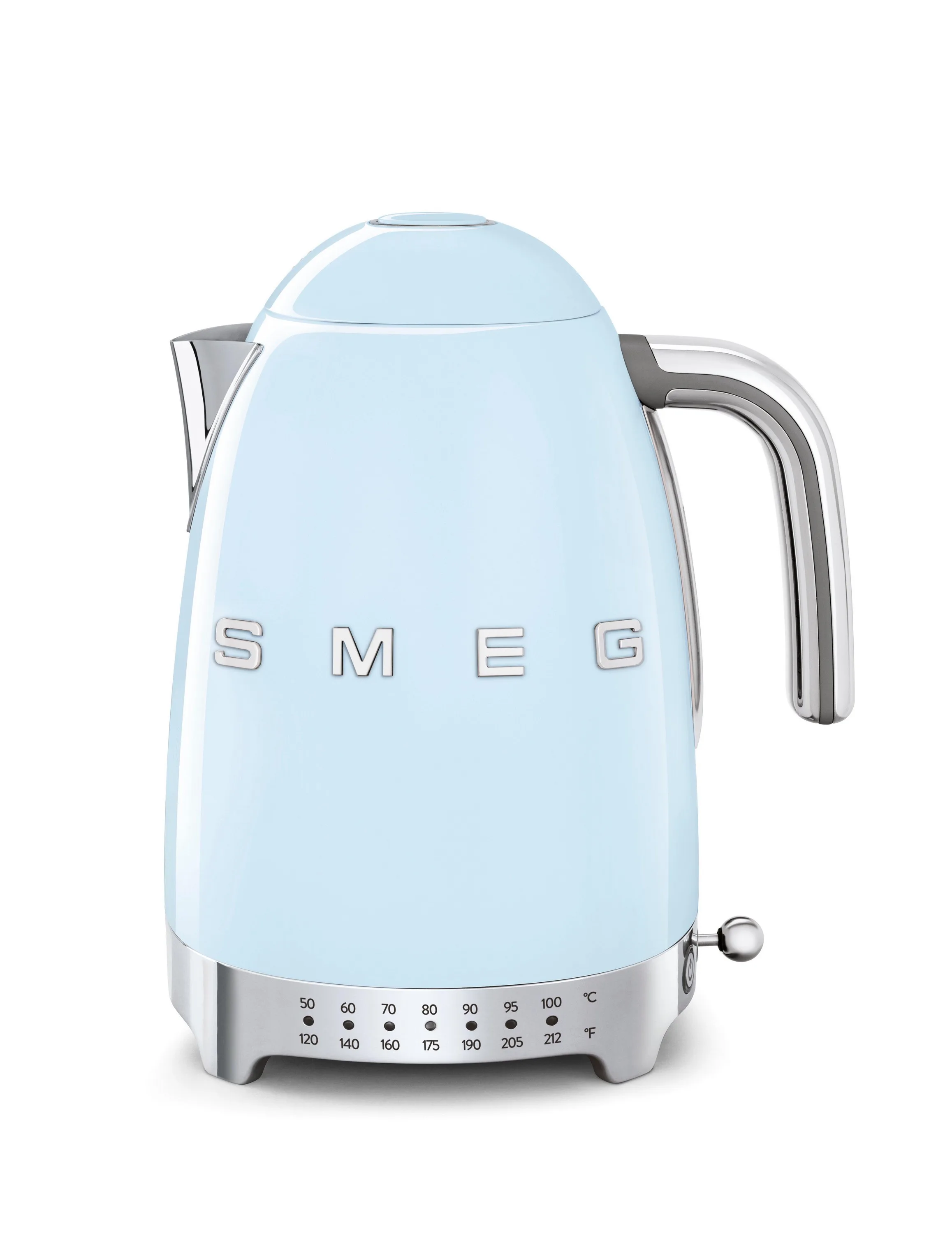 Smeg 50's Retro-Style Electric Kettle W/ Variable Temperature Pastel Blue