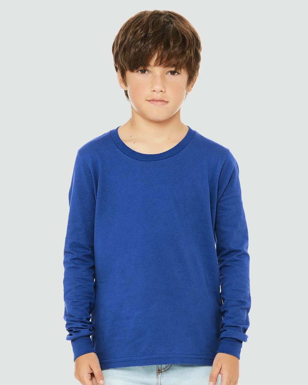 Bella+Canvas® Youth Jersey Long Sleeve T-Shirt view 2