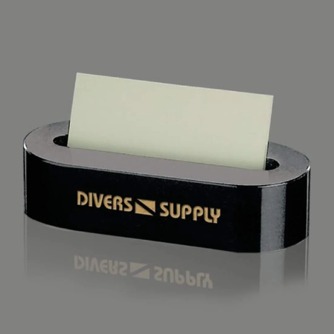 Oval Business Card Holder