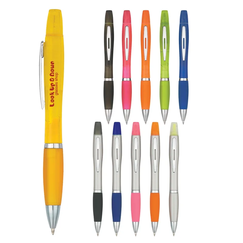 Twin-write Pen With Highlighter view 2